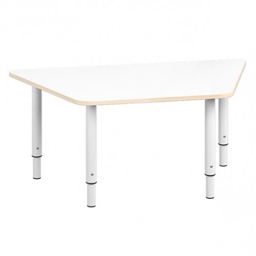 РСН-0010-03 Стол трапециевидный регулируемый Цвет: Белый
