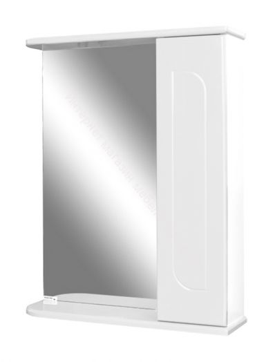 Шкаф-зеркало Радуга Белый 50 левый/правый АЙСБЕРГ