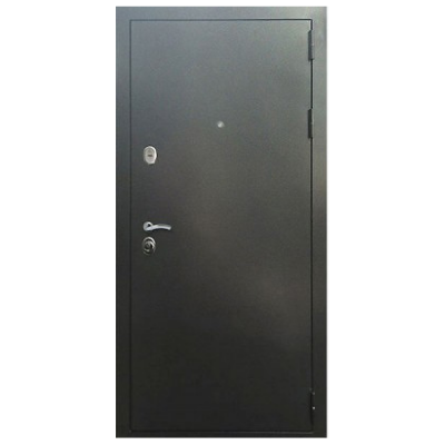 Дверь входная металлическая Great Doors H5 Серебро Антик  Зеркало Мини ФЛЗ-120 Бетон Темный