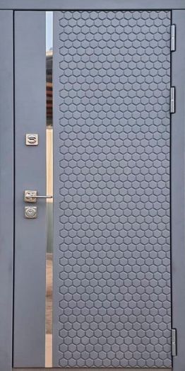 Дверь входная металлическая Great Doors H24 Силк Титан ФЛ-291 Белый Софт