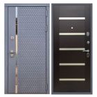 Дверь входная металлическая Great Doors H24 Силк Титан Царга СБ-14 Венге Белый Лакобель