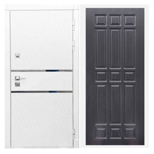 Дверь входная металлическая Great Doors H15 Белый Софт ФЛ-33 Венге