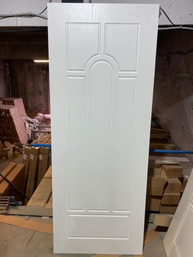 Входная Металлическая Дверь Термодор Termo-door (T.DOOR) Техно Графит Арка белое дерево