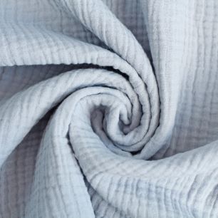 Хлопок - Муслин однотонный светло серый 50x40