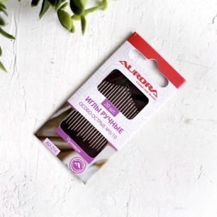 Иглы ручные Аврора, особо острые, № 5/10