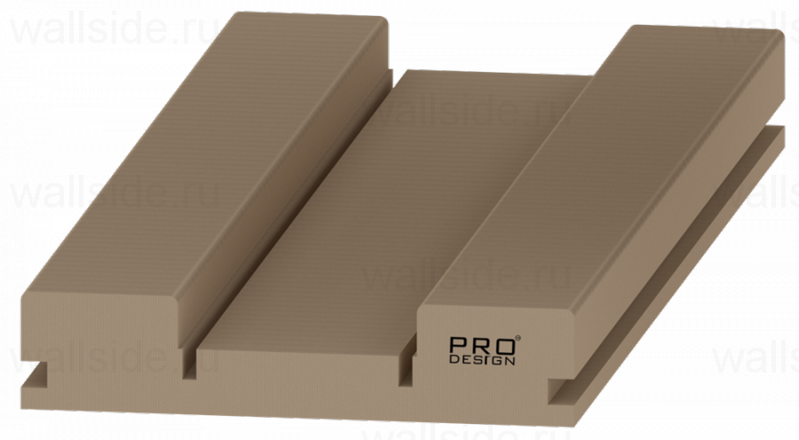 Обрамление 125 мм (шлифованный МДФ) для одностворчатого пенала Eclisse