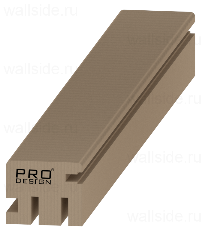 Обрамление 125 мм (шлифованный МДФ) для одностворчатого пенала Eclisse