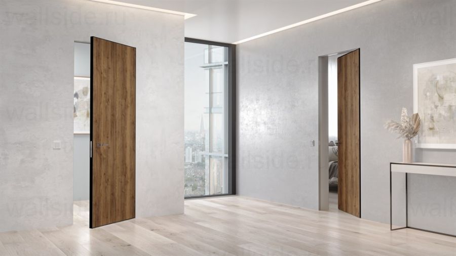 Скрытая дверь Pro Design Panel Egger внутреннего открывания