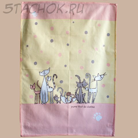 Полотенце-панно "Забавные котики" (Великобритания)