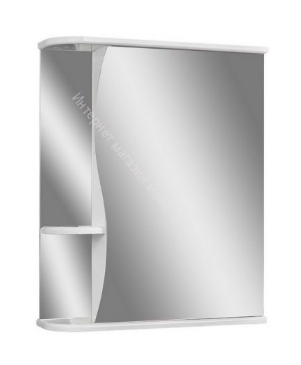 Шкаф-зеркало Волна 1-50 правый АЙСБЕРГ