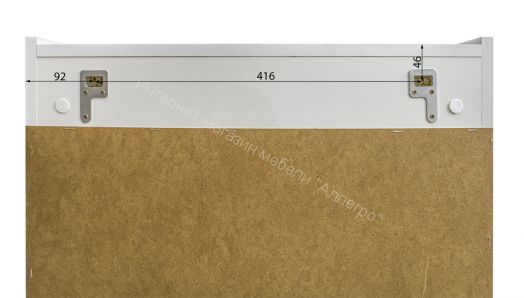 Шкаф-зеркало Норма 60 2 двери АЙСБЕРГ