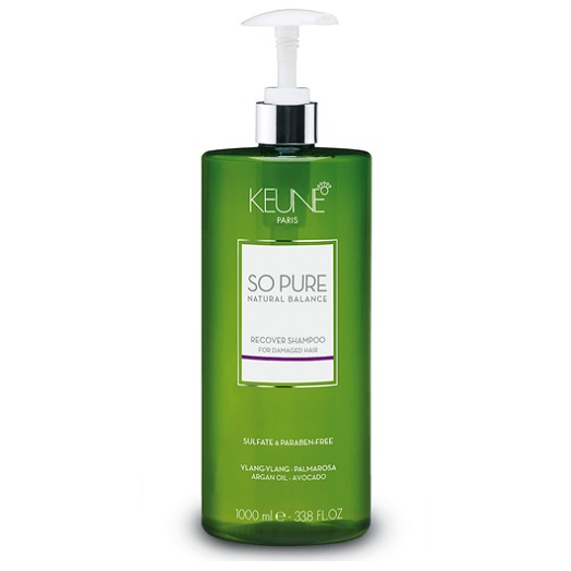 Keune So Pure Шампунь Восстанавливающий/ Recover Shampoo 1000 мл.