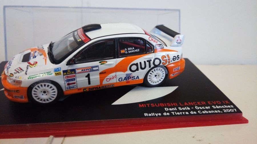 Mitsubishi Lancer Evo IX Rally De Tierra Cabanas 2007(IXO-ALTAYA) 1/43