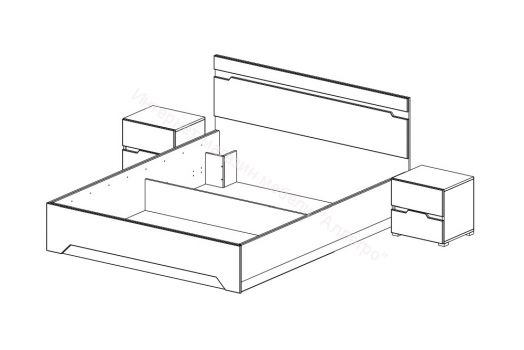 Спальный гарнитур "Анталия" (Комплект)