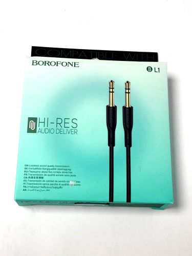 Кабель BOROFONE BL1 AUX 3-PIN