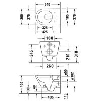 схема Duravit D-Neo 45780900A1