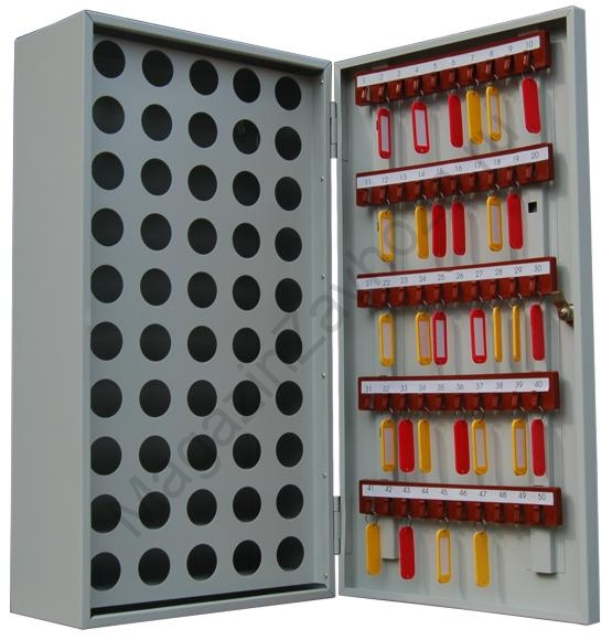 Шкаф для ключей КЛ-50П (50 пеналов, без брелков)