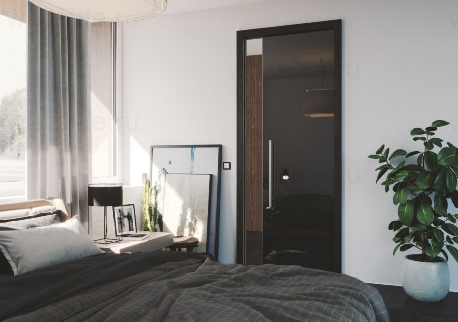 Полотно для раздвижной двери со стеклом, высота до 3 м