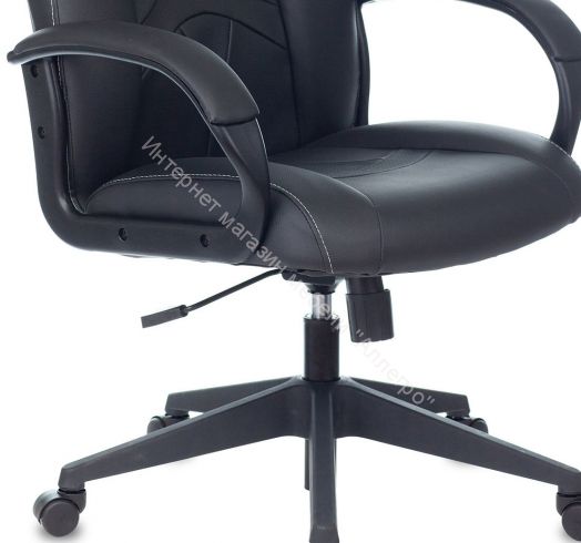 Кресло игровое Zombie 8 черный эко.кожа крестовина пластик