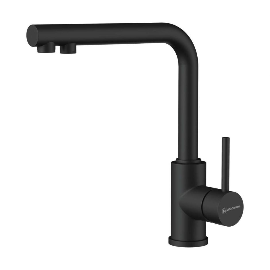 Однорычажный смеситель для кухни Omoikiri Nakagawa 2 Plus 499434 с двойным изливом