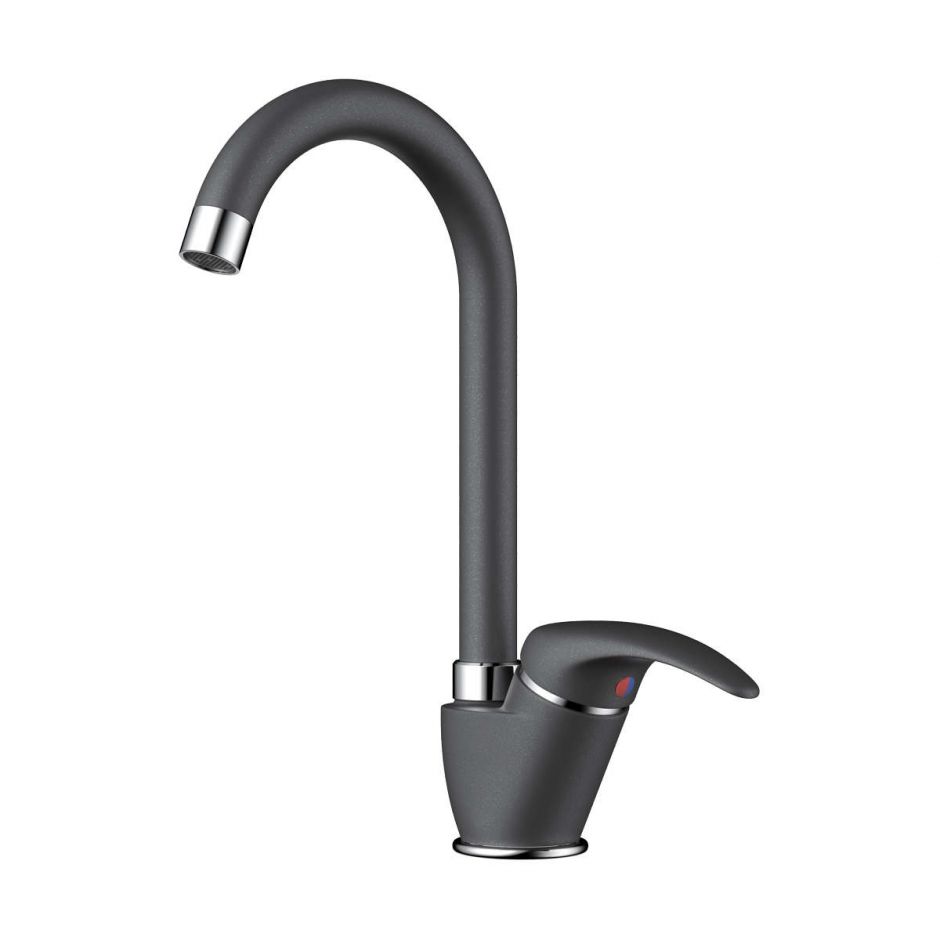 Однорычажный смеситель для кухни Omoikiri Umi 4994 с высоким поворотным изливом