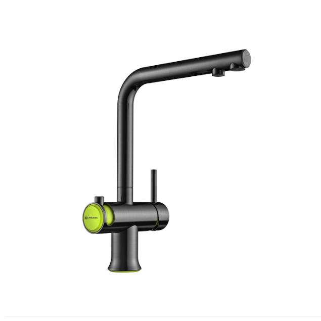 Смеситель для кухни Omoikiri Hotaru 49940 с двойным изливом и цветными ручками