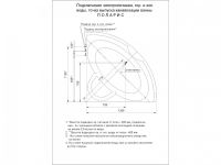 Акриловая ванна Акватек Поларис-1 140х140 схема 5