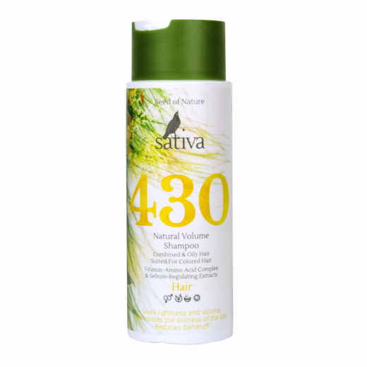 Sativa - №430 Шампунь натуральный для объема волос 250мл