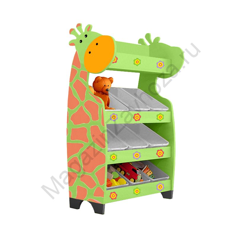 СТЕЛЛАЖНАЯ НАКЛОННАЯ СИСТЕМА ХРАНЕНИЯ 25/11 С ДЕКОРАЦИЕЙ ЛАЙМ