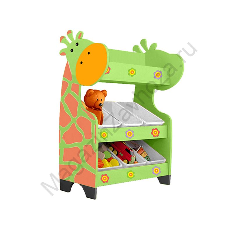 СТЕЛЛАЖНАЯ НАКЛОННАЯ СИСТЕМА ХРАНЕНИЯ 25/27 С ДЕКОРАЦИЕЙ ЛАЙМ