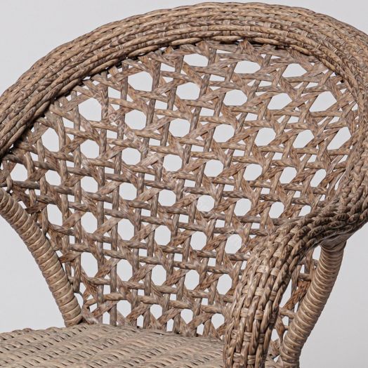 Стул Afina-FM 1017 коричневый, искусственный ротанг