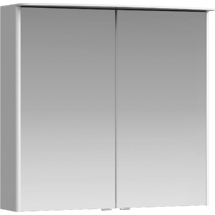 Изображение Зеркальный шкаф Aqwella Neringa с LED подсветкой 80х76