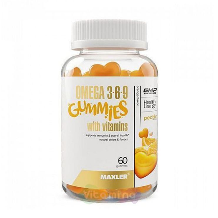 Maxler Детская Омега Omega 3-6-9 Gummies, 60 шт