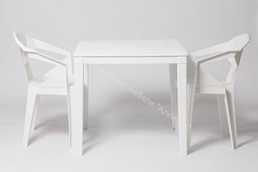 Стол Румба 800х800 мм пластик