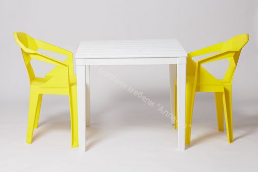 Стол Румба 800х800 мм пластик