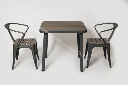 Стул PC 630 Темно-коричневый, рolywood