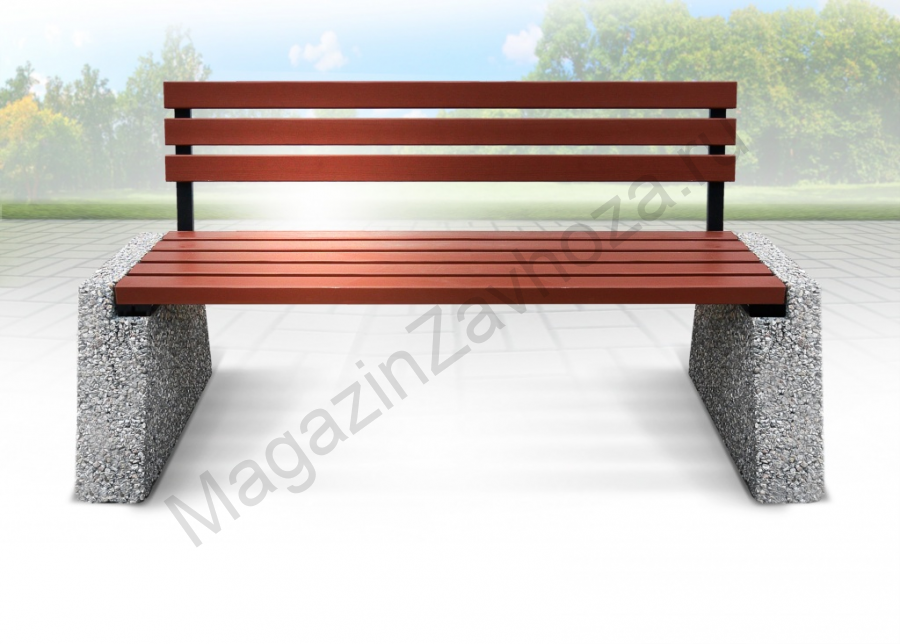 Уличная скамейка «Проспект» (Бетон)