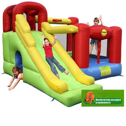 Детский надувной Игровой центр 6 в 1 HAPPY HOP 9060