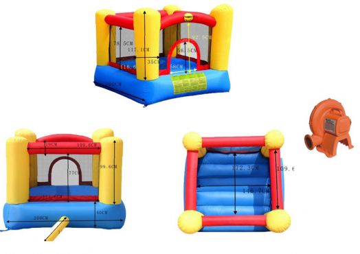 Детский надувной Батут HAPPY HOP «Попрыгун» 9003