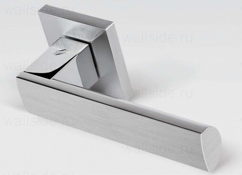 Дверная ручка COLOMBO Alba LC91RSB-CR8 полированный хром / матовый хром