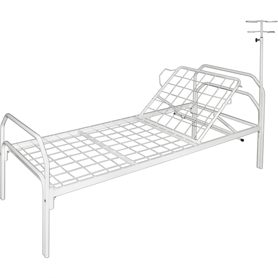 Кровать металлическая М180-28 с подголовником