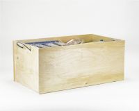 Напольный конструктор деревянный цветной по методике Поликарпова 75 элементов