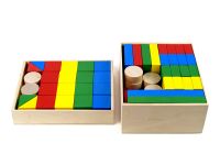 Конструктор деревянный 1,5–2 года, 52 элемента