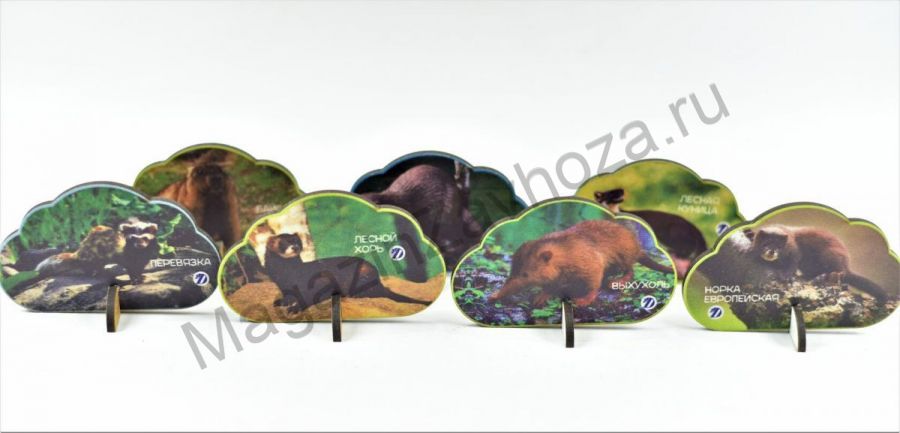 Набор фигурок ЖИВОТНЫЙ И РАСТИТЕЛЬНЫЙ МИР ПОВОЛЖЬЯ