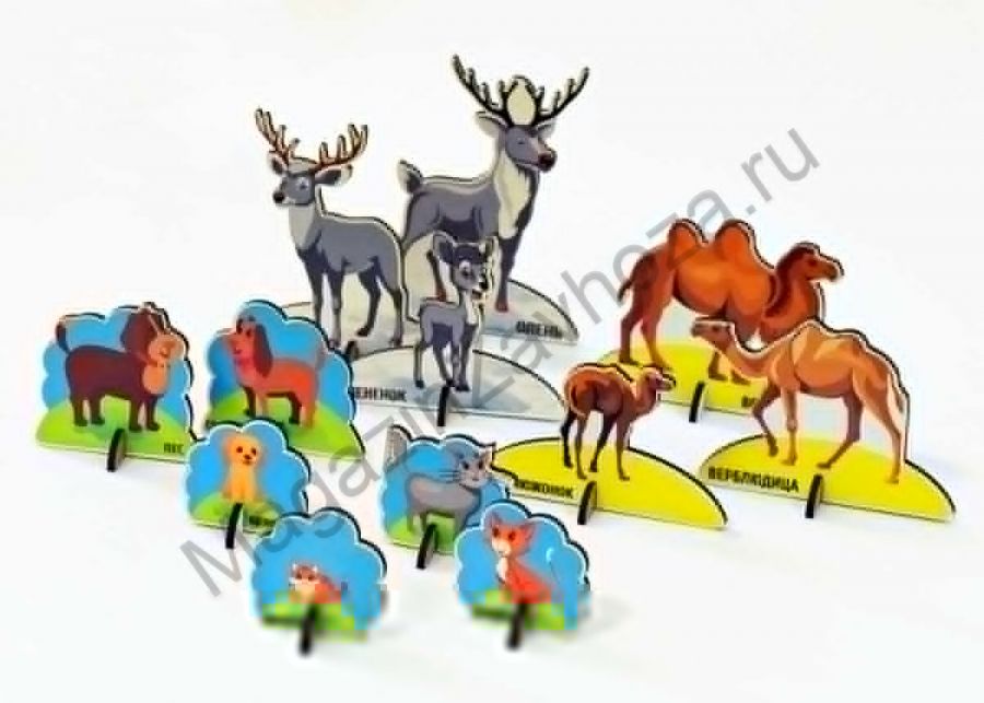 Набор фигурок ДОМАШНИЕ ЖИВОТНЫЕ 10-15 см