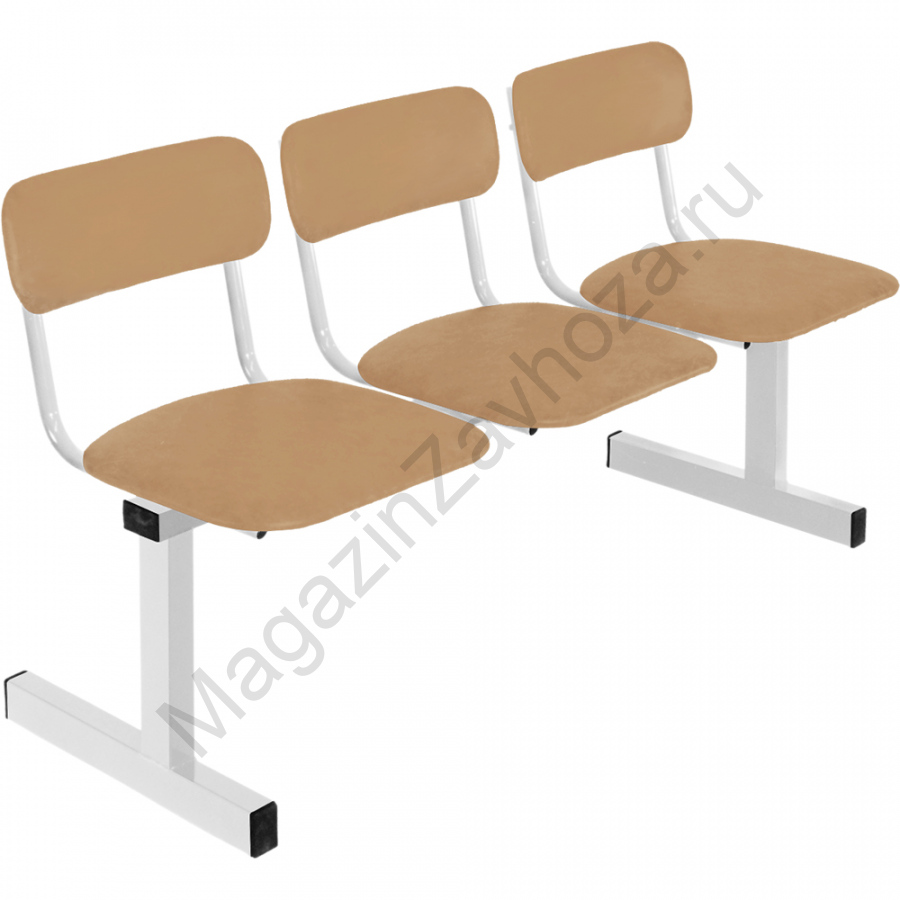 Секция стульев М113-03 трёхместная