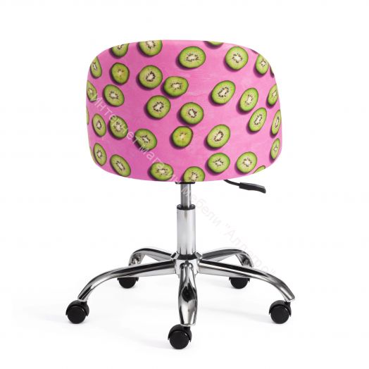 Кресло MELODY ткань/флок, фиолетовый, Botanica 06 kiwi/138