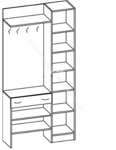 Прихожая "Валерия 1" (Регион 058)