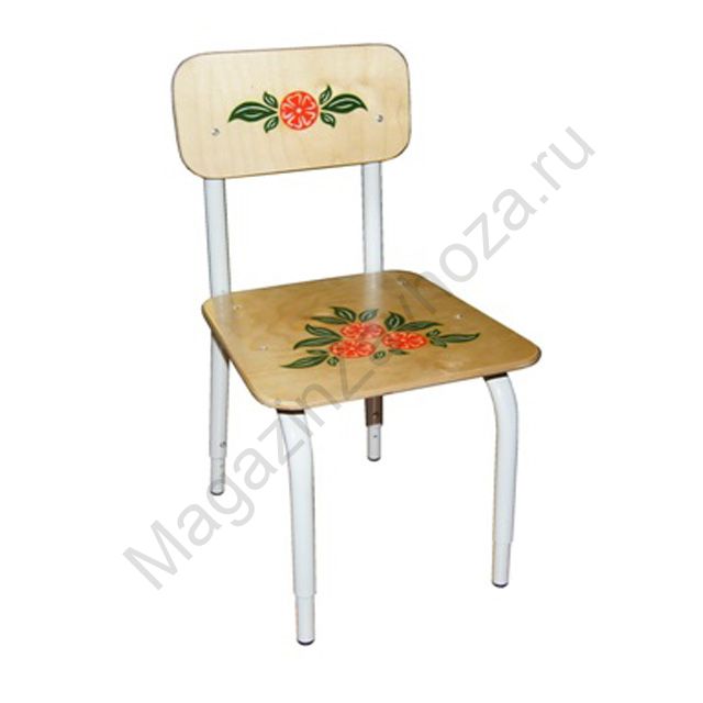СТУЛ ДЕТСКИЙ НА МЕТАЛЛОКАРКАСЕ РЕГУЛИРУЕМЫЙ 9