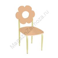 СТУЛ ДЕТСКИЙ НА М/К РЕГУЛИРУЕМЫЙ 2 МДФ ЦВЕТОК (СВЕТЛО-КОРИЧНЕВЫЙ)